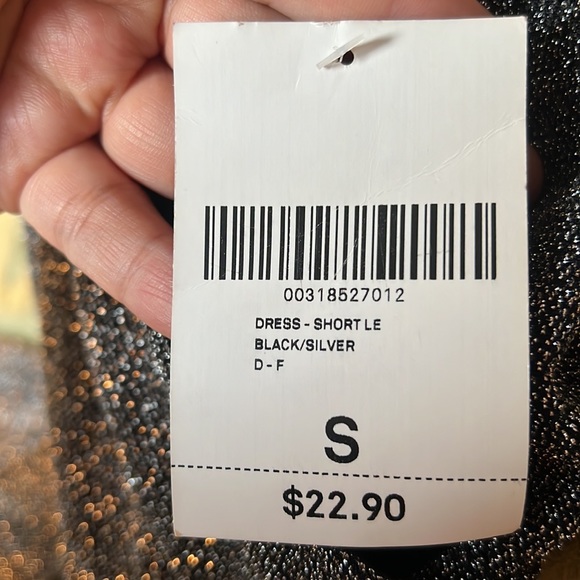 Forever 21 Silver Glittery Short Dress - Picture 5 of 5
